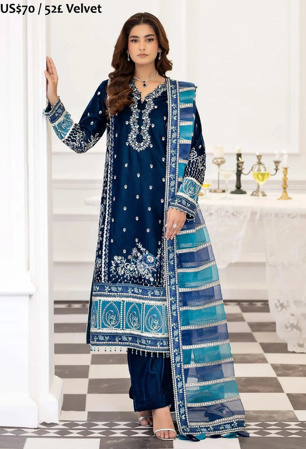 Adan's Libas Luxury Velvet-07