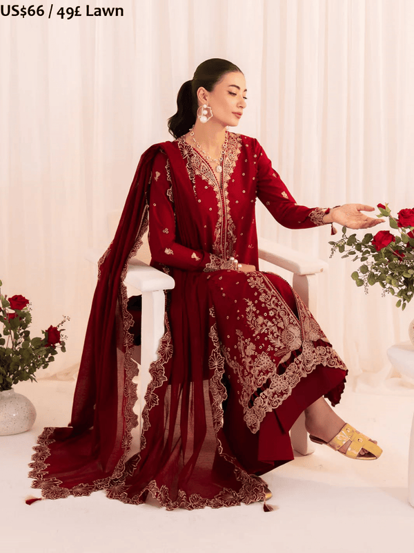 Faiza FaisalCeline Festive Lawn.