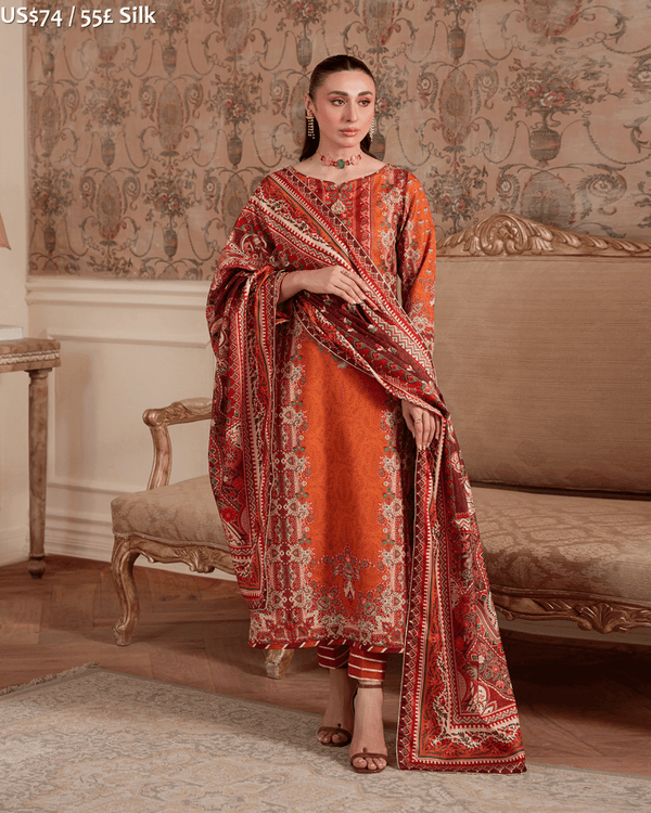 Gulaal Veloure Printed Silk-03