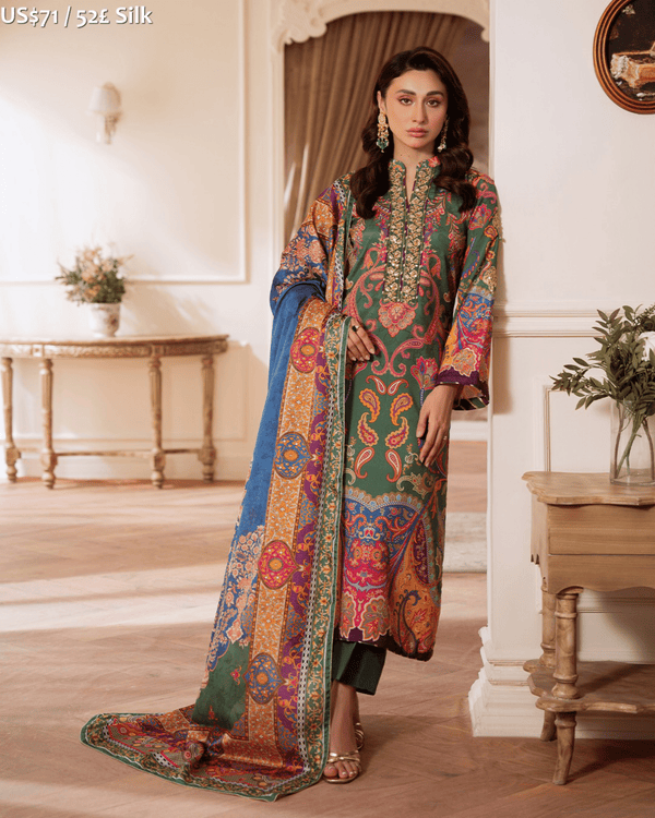 Gulaal Veloure Printed Silk-04