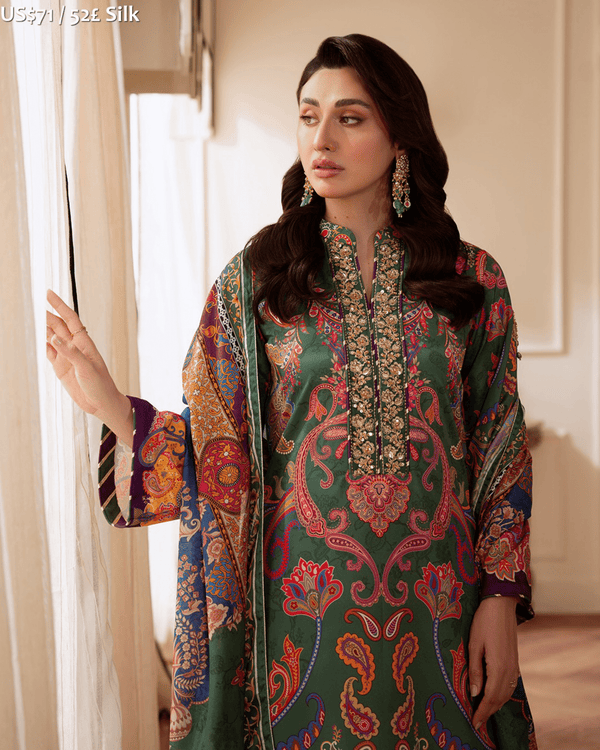 Gulaal Veloure Printed Silk-04