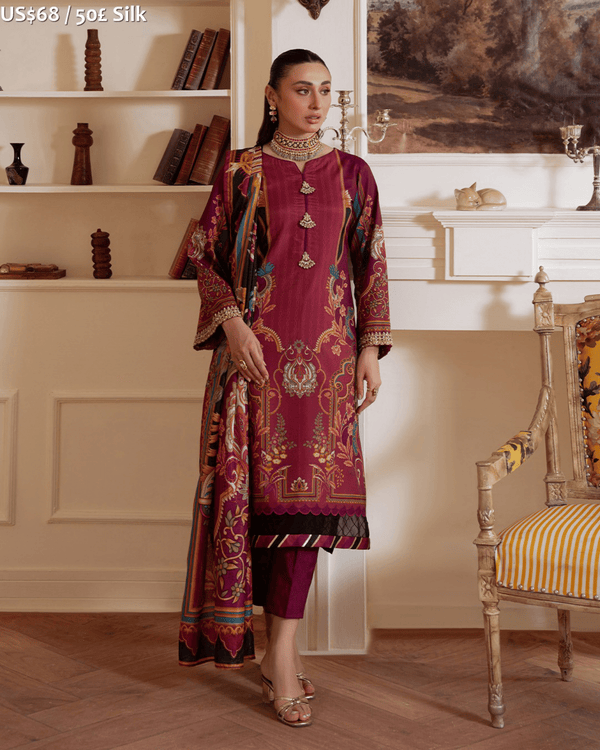 Gulaal Veloure Printed Silk-06