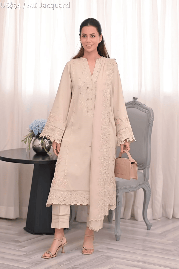 Lakhany Embroidered Lawn.