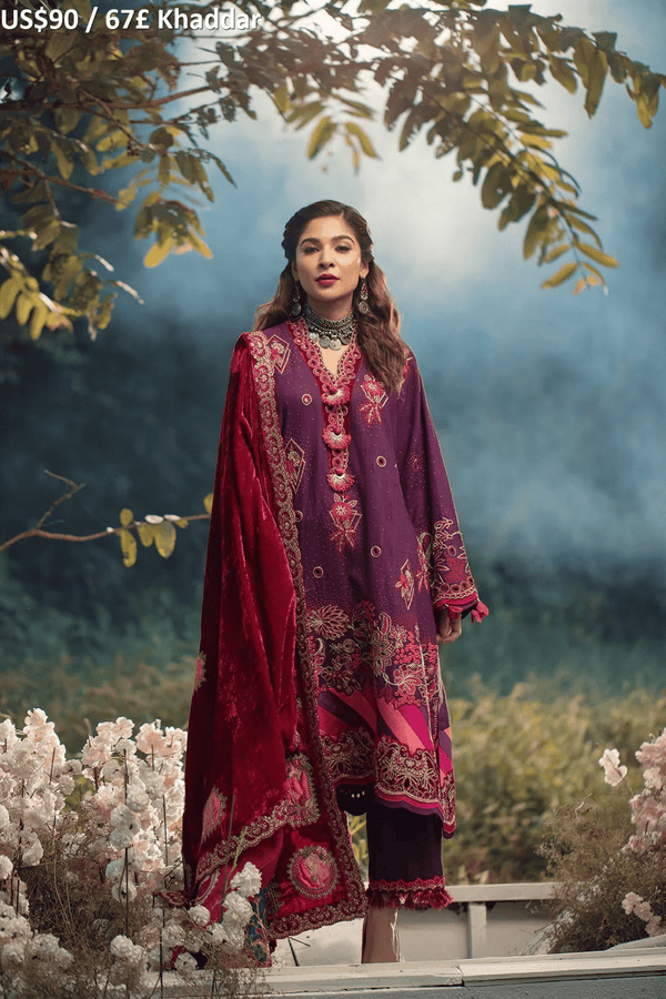 Maryam Hussain Winter Shawl-12