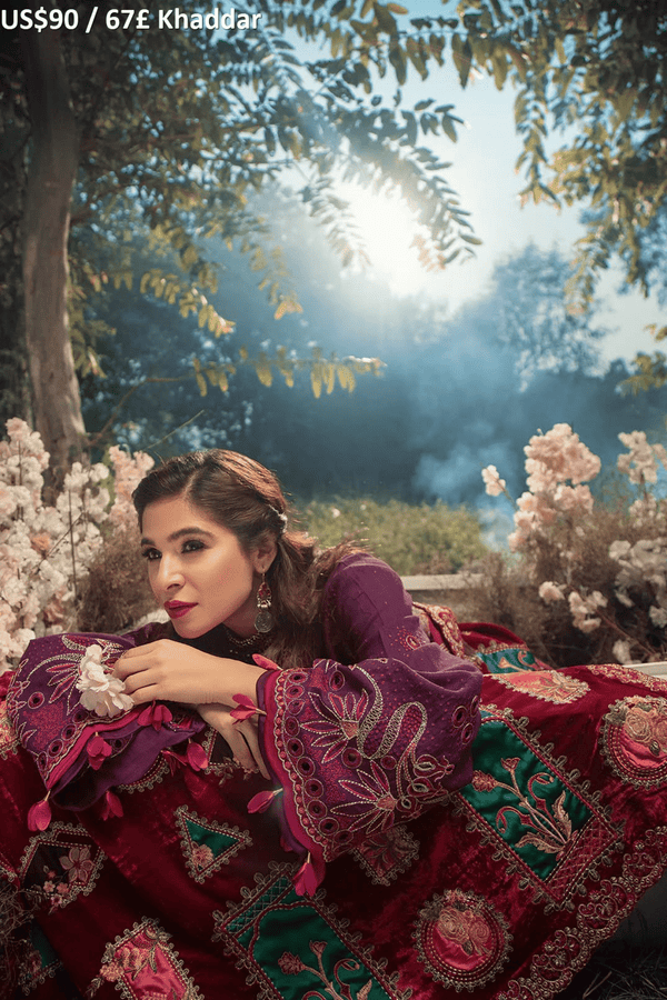 Maryam Hussain Winter Shawl-12