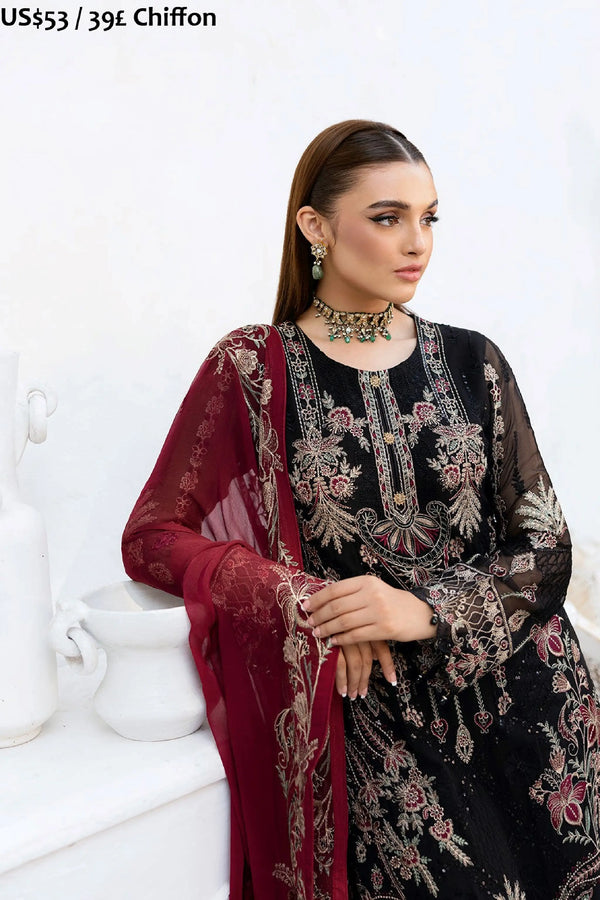 Ramsha Chevron Chiffon-09