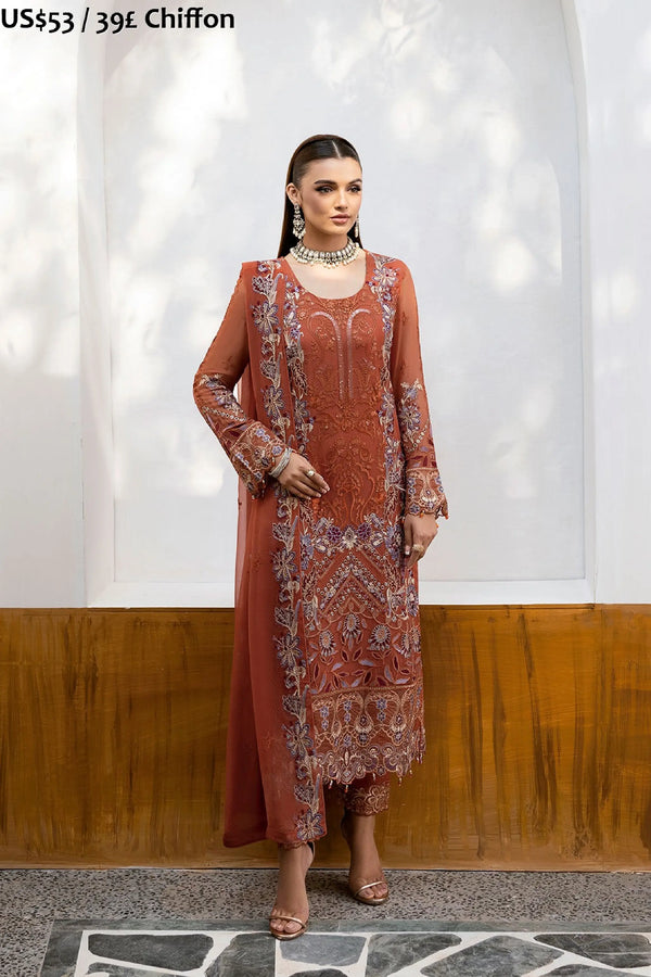 Ramsha Chevron Chiffon-07