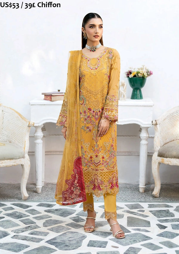 Ramsha Chevron Chiffon-05