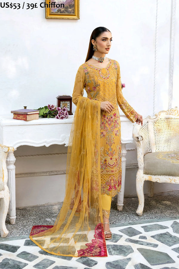 Ramsha Chevron Chiffon-05