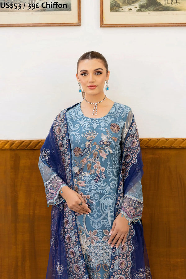 Ramsha Chevron Chiffon-13