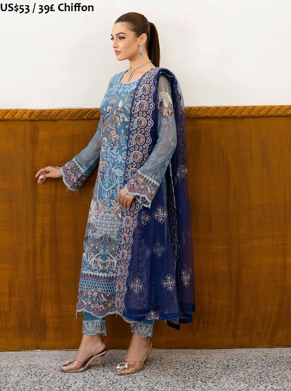 Ramsha Chevron Chiffon-13