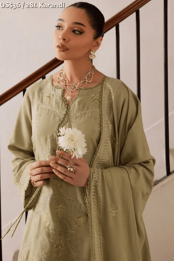 Rashid Premium Embroidered Karandi-09