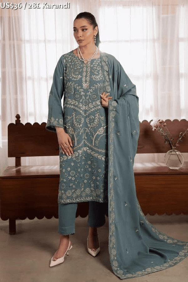 Rashid Premium Embroidered Karandi-03