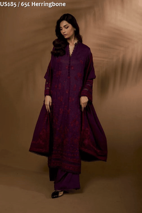 Sobia Nazir Winter Shawl-05