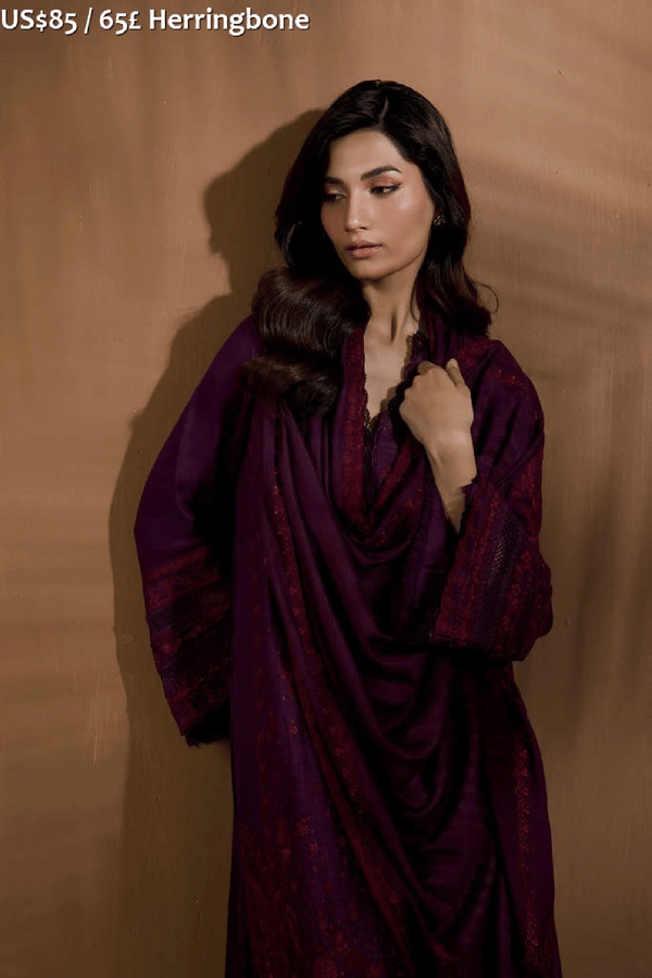 Sobia Nazir Winter Shawl-05