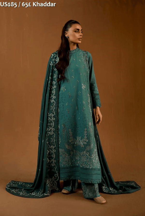 Sobia Nazir Winter Shawl-07