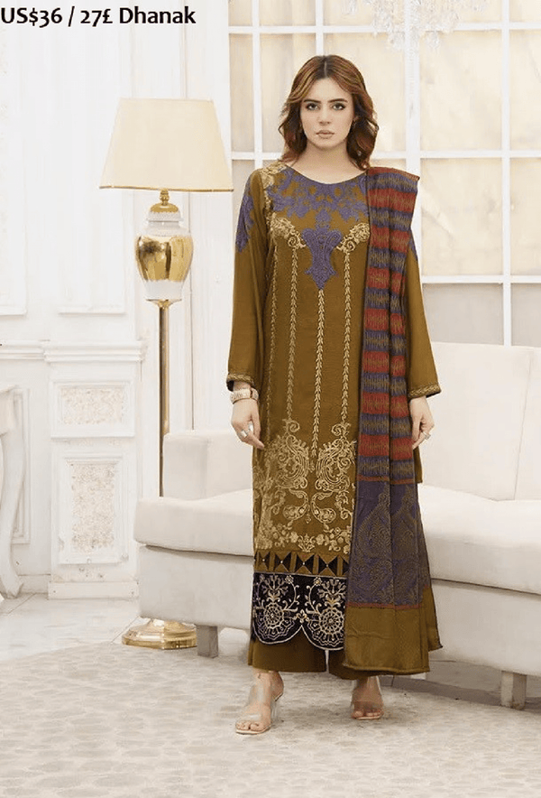 Banafsheh Andaaz Winter Shawl-02