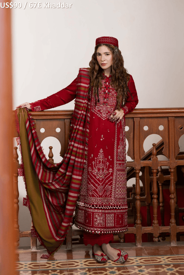 Maryam Hussain Winter Shawl-06