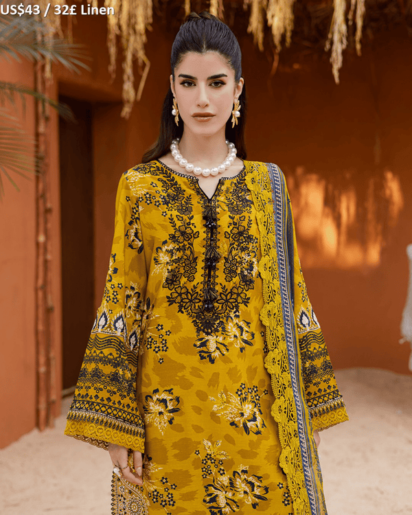 Nureh Gardenia Slub Linen-02