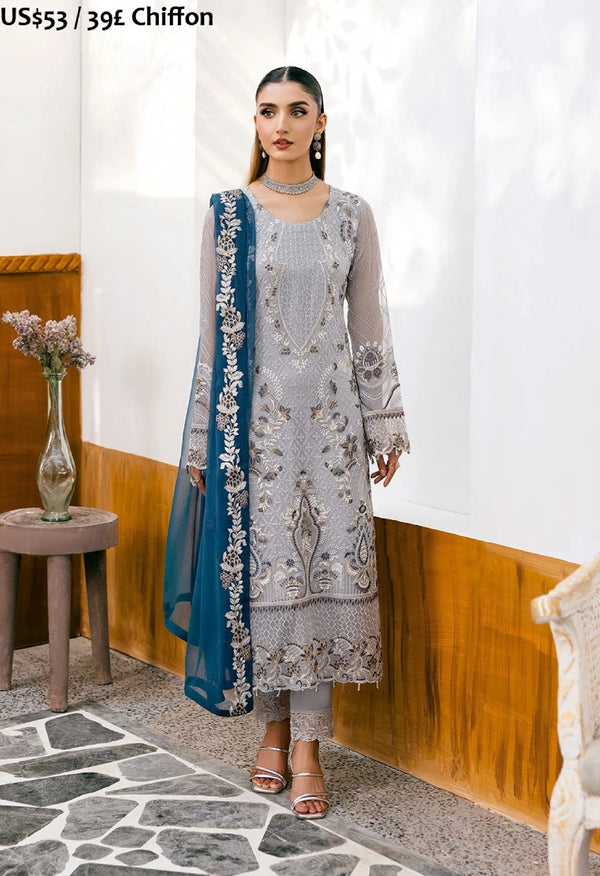 Ramsha Chevron Chiffon-03