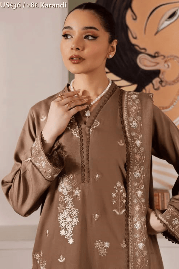 Rashid Premium Embroidered Karandi-01
