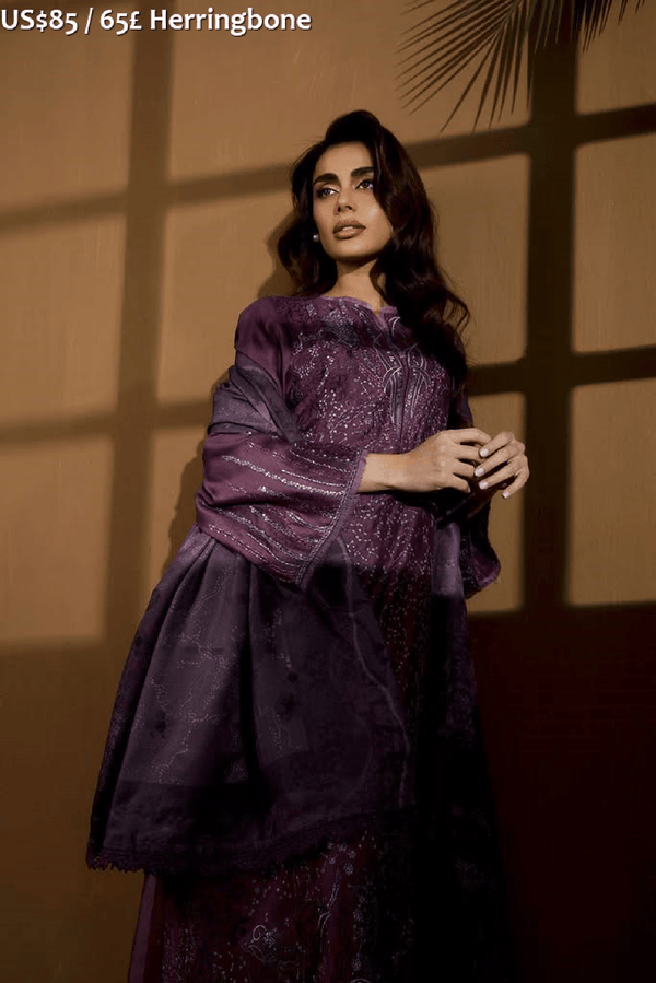 Sobia Nazir Winter Shawl-01