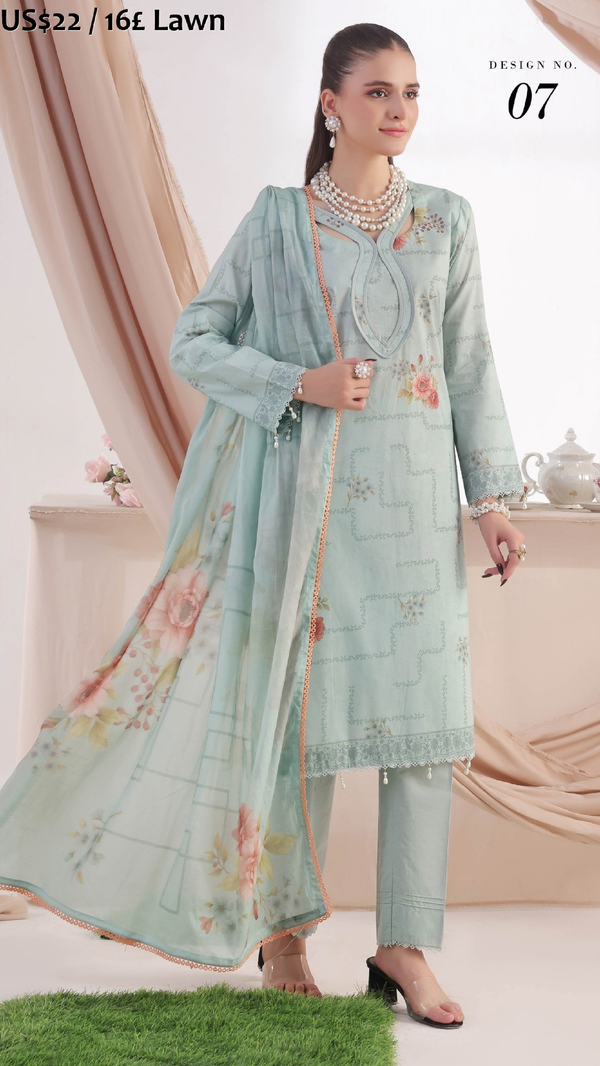 AlZohaib Colors Intermix Lawn